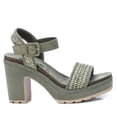 thumbnail image 1 of Women's Heeled Suede Sandals By XTI, 7978703 Green, 1 of 1
