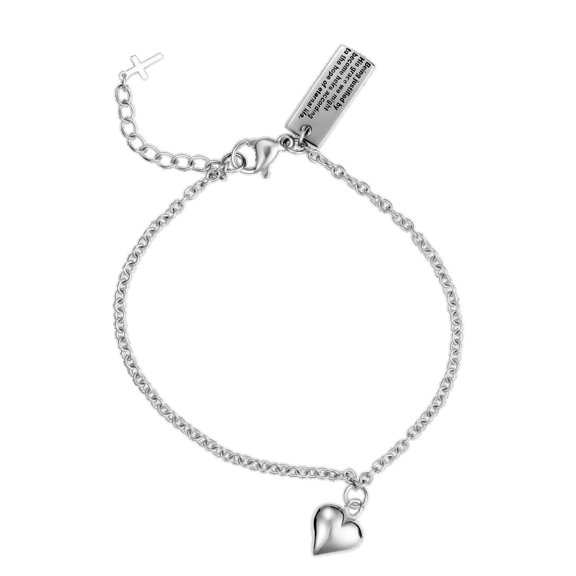 Women's Heir Heart Bracelet - Titus 3:7 by Shields of Strength