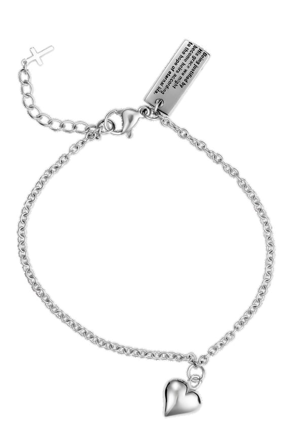 Women's Heir Heart Bracelet - Titus 3:7 by Shields of Strength