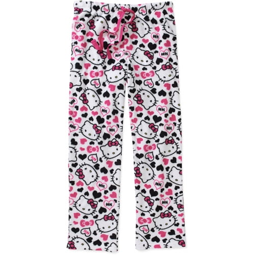 Women's Hello Kitty Fleece Sleep Pants - Walmart.com
