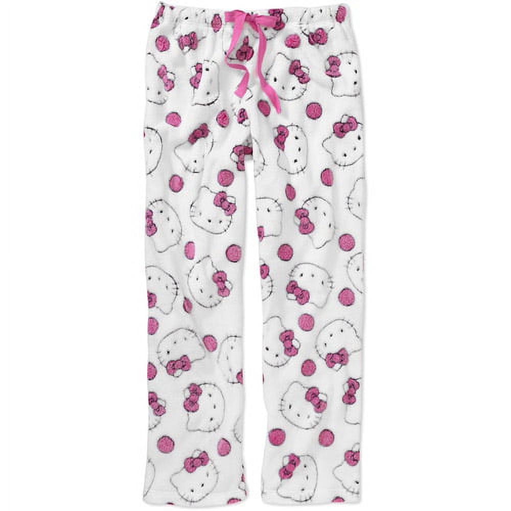 hello kitty pants fleece