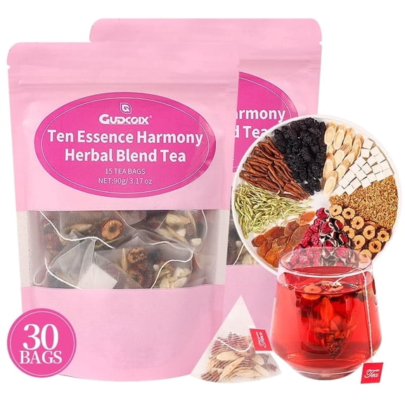 Women’s Herbal Balance Tea – Hormone Support, Caffeine Free Botanical Blend, 30 Tea Bags