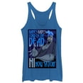 thumbnail image 1 of Women's Hercules Hades Lord of Dead  Racerback Tank Top Royal Blue Heather 2X Large, 1 of 3