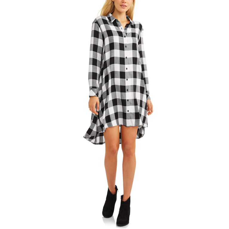 How to Style a Flannel Shirt Dress