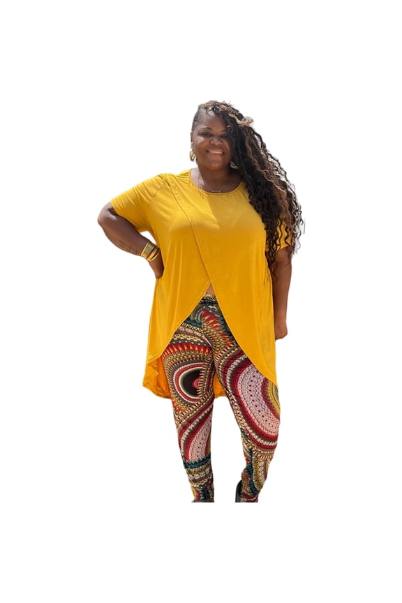 Women's Hi-Low Tulip Hem Top