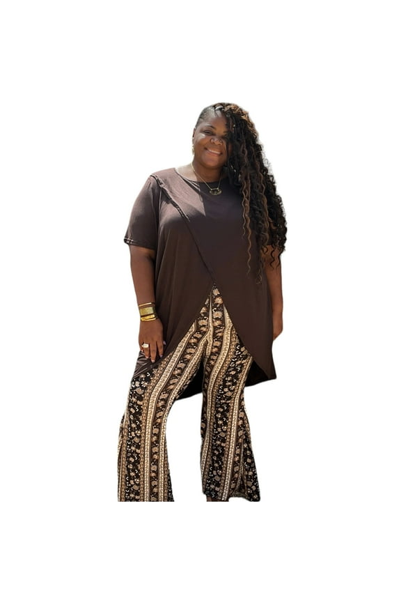 Women's Hi-Low Tulip Hem Top