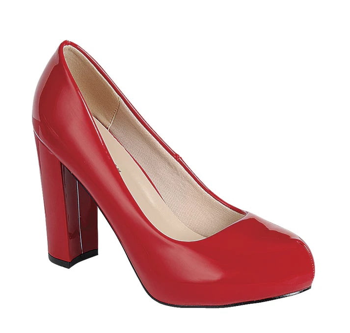 Women’s Hidden Platform Block Heel Pumps