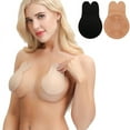 thumbnail image 1 of Women's Hidden Silicone Chest Lift Breathable Rabbit Eared Breast Lift, 1 of 1
