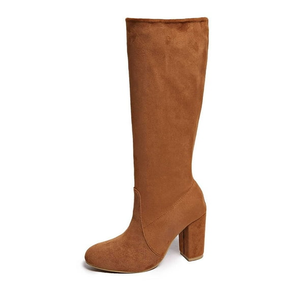 Women's -High Boots Knee High Boots Heel Side Zipper Ankle Strap Winter Fall Fashion Footwear Comfortable Durable Non Sole Versatile Stylish Casual Dress Riding Boots for Ladies