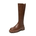 thumbnail image 1 of Women's High Boots - Thick sole Platform with Edgy Style, Stretch Calf for All-Day Comfort, 1 of 10