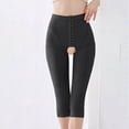 thumbnail image 1 of Women's High Compression Shapewear Shorts, Firm Tummy Control & Thigh Slimmer, Post-Operative Recovery Leggings, Seamless Invisible Shaping Wear for Daily Use(Black,XL), 1 of 8