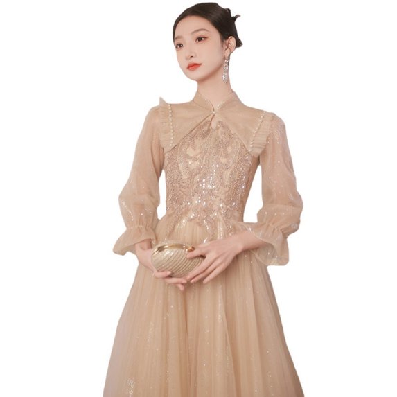 Women's High End Fashion Banquet Evening Dress
