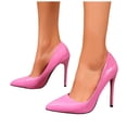 thumbnail image 1 of Women's High Heels Closed Pointed Toe Stilettos Wedding Shoes Lightweight Party Prom Elegant Dress Pumps Pink Size 8, 1 of 6