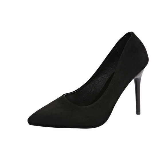 Women's High Heels Elegant Solid Color Casual On Dress Ideal for Various Occasions with Comfortable Walking Experience