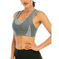 thumbnail image 1 of Women's High Impact Sport Bras Workout Yoga Bras Bounce Control Wirefree Mesh Top, 1 of 8