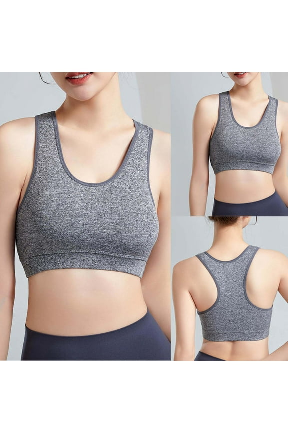 Women's High-Impact Sports Bra for Running Yoga and Training with Shock Absorption Support