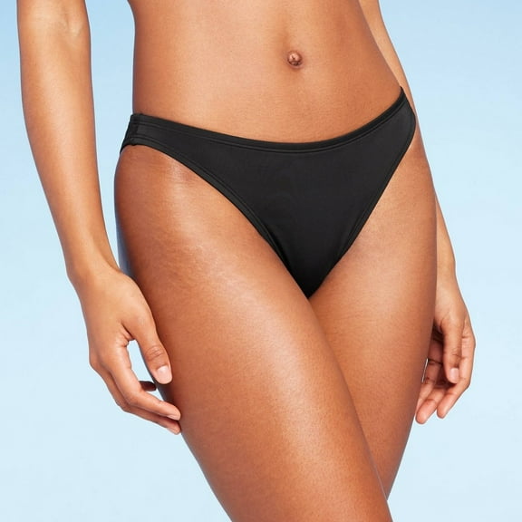 Women's High Leg Extra Cheeky Bikini Bottom - Shade & Shore‚Ñ¢ Black XL