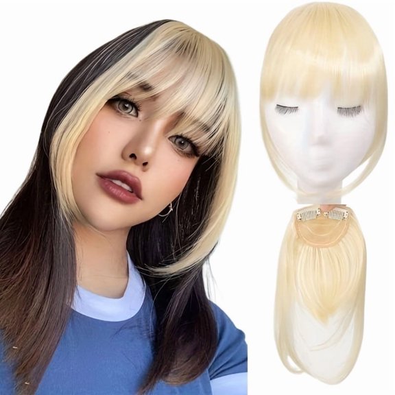 Women's High-Level Bangs with Sideburns - Chic and Versatile Hairstyle for Everyday Elegance