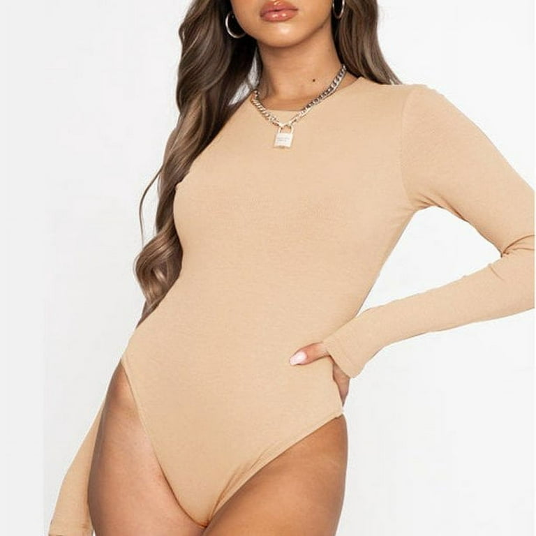 Women's High Neck Sleeveless Bodysuit Buttery Soft Tank Tops Sexy