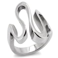 thumbnail image 1 of Luxe Jewelry Designs Women's High Polished No Plating Stainless Steel No Stone Engagement Ring -, 1 of 2