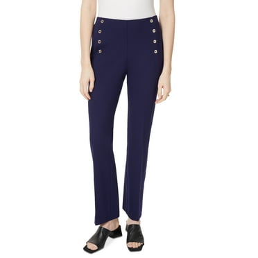 Women's High-Rise Bootcut Sailor Pants Collection Navy 10
