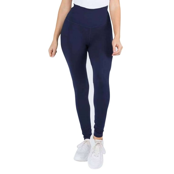 Women's High Rise Casual Leggings, Navy, M/L
