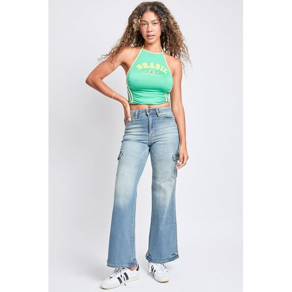 Women's High Rise Heavy Stitch Skater Jeans