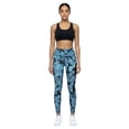 thumbnail image 1 of COUVER Women's High Rise Printed Workout Activewear Leggings Floral Leaf Print Medium, 1 of 6