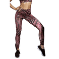 thumbnail image 1 of Women's High Rise Plant/Flower Printed Activewear Leggings -Wild Thing, L, 1 of 3