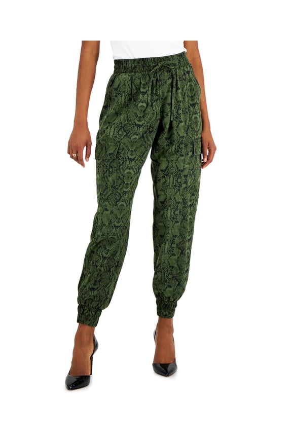Women's High-Rise Printed Utility Joggers Painted Desert L
