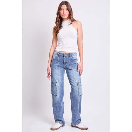 Women's High Rise Skater Cargo Jeans