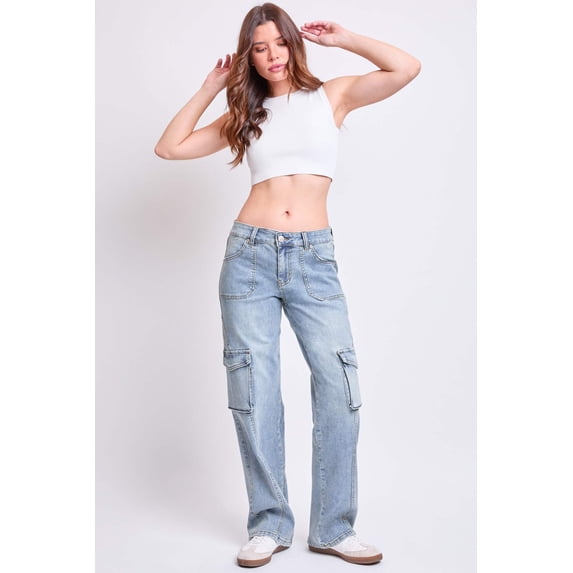 Women's High Rise Skater Cargo Jeans
