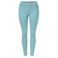 thumbnail image 1 of Women's High-Rise Stretchy Black Legging Jeans, Stylish and Comfy for All-Day Wear, 1 of 3