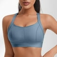 thumbnail image 1 of Women's High Support Sports Bras with Shock-Absorbing Support, Straps Crisscrossing at the Back, and Non-Wired Cup-Lifting Fitness Top, Size S-XL, 1 of 7