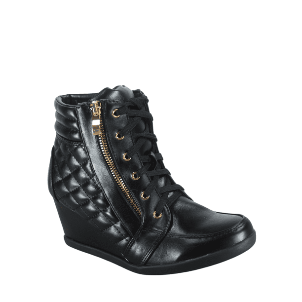 Walmart Shoe Laces Women's High Top Zip Sneakers Women's High