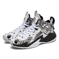 thumbnail image 1 of Womens Basketball Shoes Fashion Non Slip Lace Up Athletic Outdoor Sneakers, 1 of 4