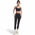 thumbnail image 1 of Women's High Waist Active Leggings with Side Pockets - X Large, Black, 1 of 5