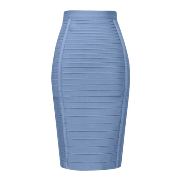 Stylish Women's High Waist Knee Length Pencil Skirt Bandage Design for Elegant Outfits and Versatile Styling