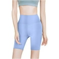 thumbnail image 1 of Women's High Waist Biker Shorts Workout Bike Shorts Yoga Running Gym Exercise Short Pants Leggings, 1 of 6