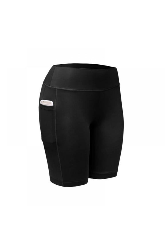 Women's High Waist Biker Shorts with Pockets,Tummy Control Non See Through Workout Running Yoga Shorts,S-XXL