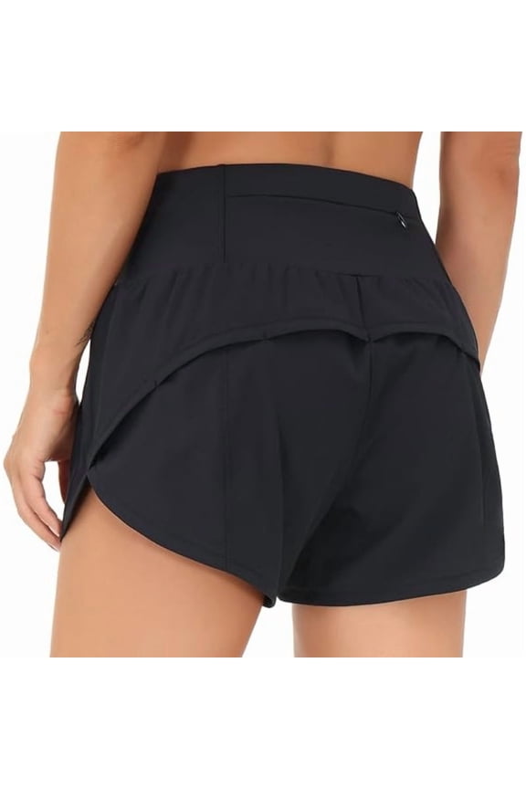 Women's High Waist Biker Shorts with Pockets - Tummy Control Workout Running Yoga Shorts for Women, Gym Sports Athletic Tennis Jogger Compression