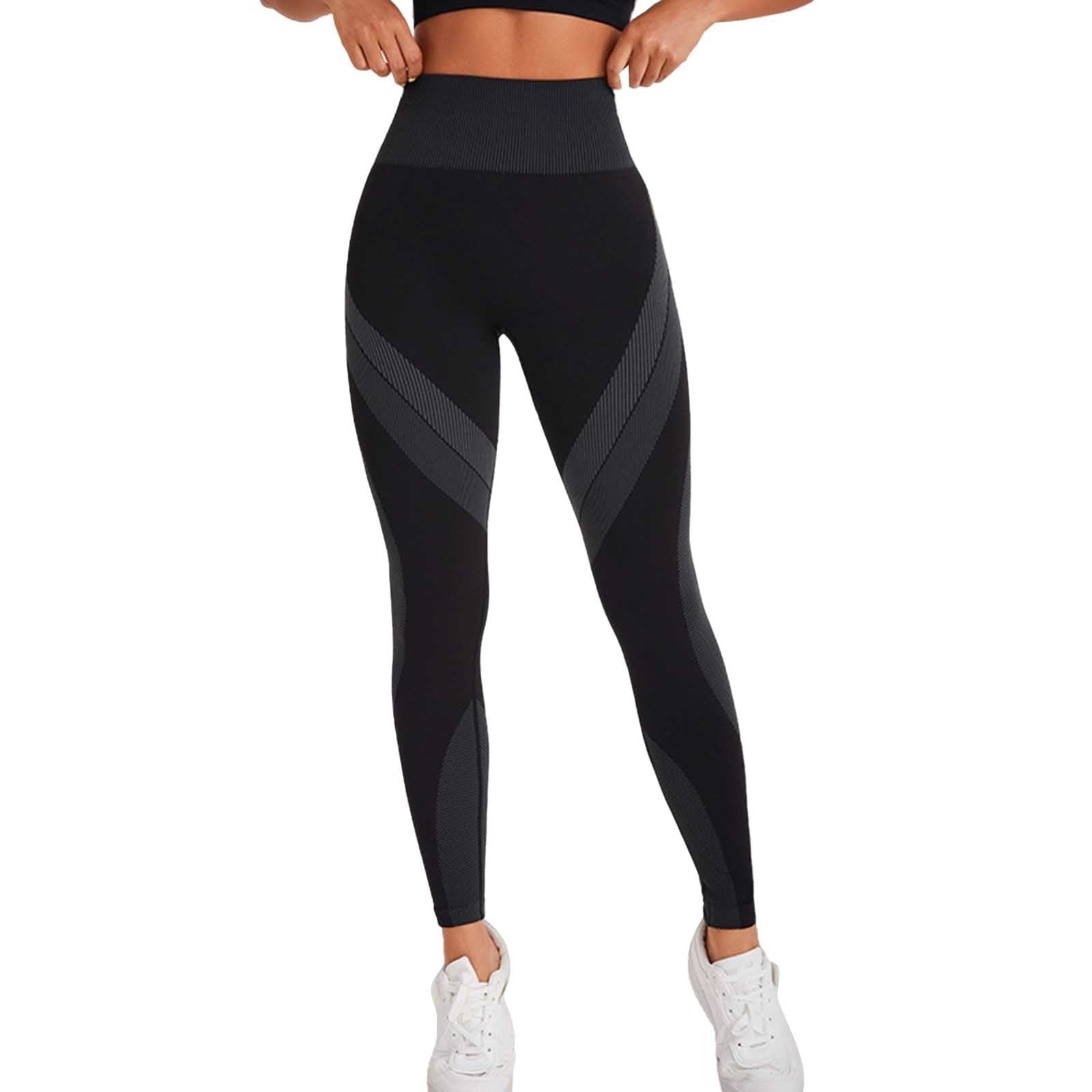 Striped High Waist Active Pants