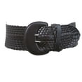 thumbnail image 1 of Women's High Waist Braided Woven Full Grain Leather Belt, 1 of 3