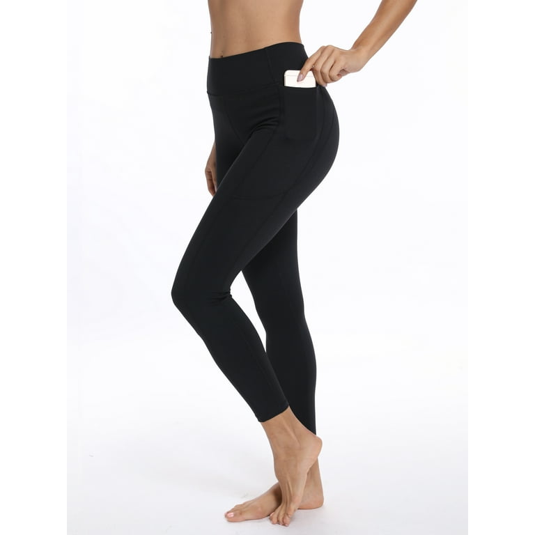 Women's High Waist Capri Leggings Slim Yoga Pants Tummy Control Workout  Sports Stretchy Leggings 