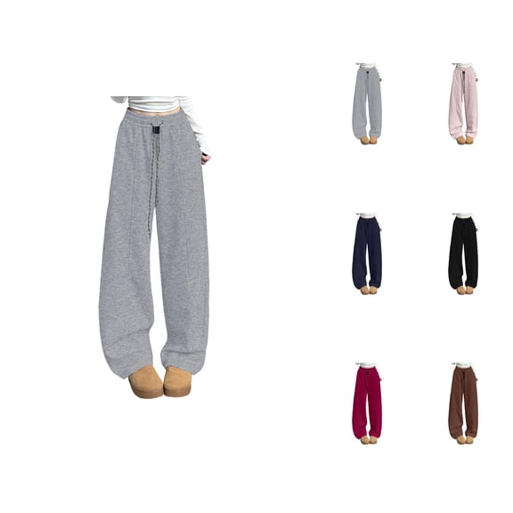 Women's High Waist Casual Pants Straight Leg Loose Fit Wide Leg Trousers for Everyday Activities and Fashionable Summer Autumn Wear