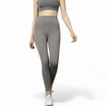 thumbnail image 1 of Women's High Waist Compression Leggings with Full Coverage - Small, Gray, 1 of 4
