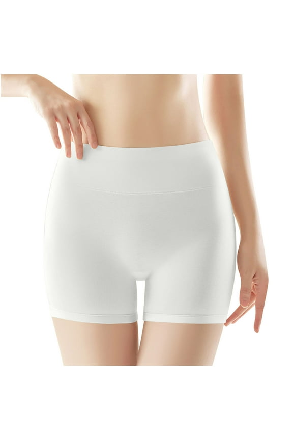 Women's High Waist Compression Shapewear Shorts Tummy & Hip Lift Seamless Boyshorts Ultralight Nylon Slimming Layering Essential