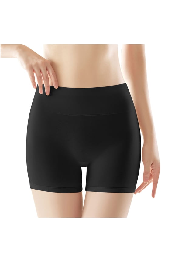 Women's High Waist Compression Shapewear Shorts Tummy & Hip Lift Seamless Boyshorts Ultralight Nylon Slimming Layering Essential