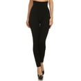 thumbnail image 1 of Women's High Waist Control Top Compression Leggings (Black, One Size), 1 of 3