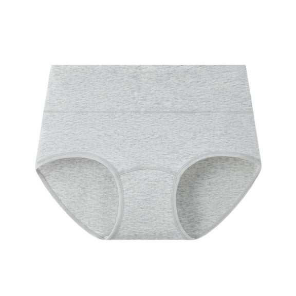 Women's High Waist Cotton Underwear Extended Crotch - Breathable, Comfort for Daily Wear - L-XXL